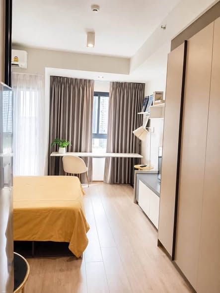 bedroom of IDEO Rama9 – Asoke