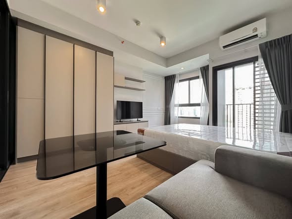 bedroom and living room and room interior of IDEO Rama9 – Asoke