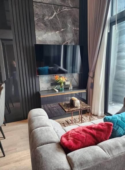 living room of IDEO Rama9 – Asoke