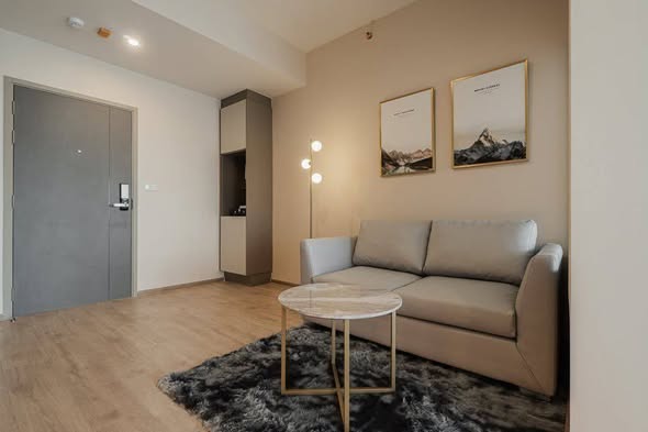 living room of IDEO Rama9 – Asoke