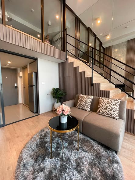 living room of IDEO Rama9 – Asoke