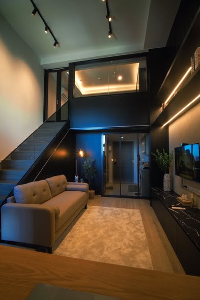 living room of IDEO Rama9 – Asoke