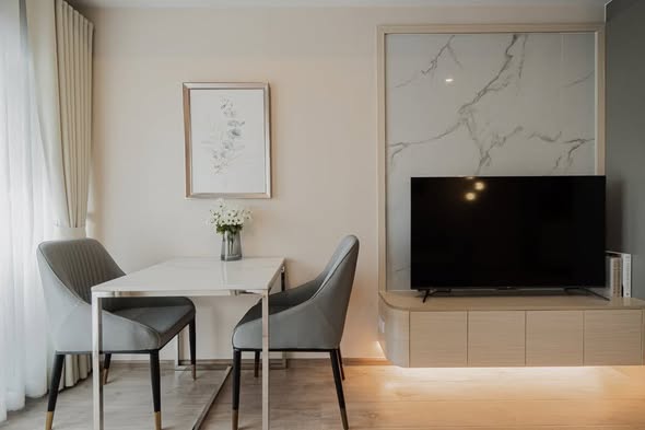 living room of IDEO Rama9 – Asoke