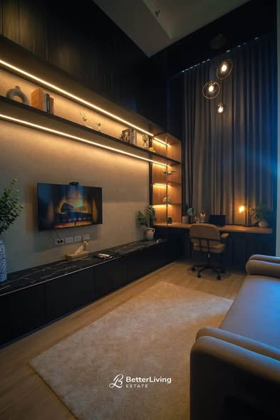 living room of IDEO Rama9 – Asoke