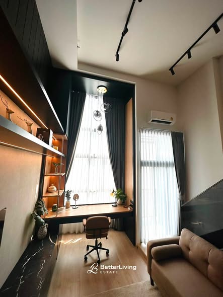 living room of IDEO Rama9 – Asoke