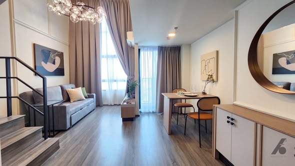 living room of Ideo Ramkamhaeng Lamsali Station