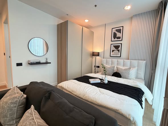 bedroom of IDEO Ratchada-Huai Khwang