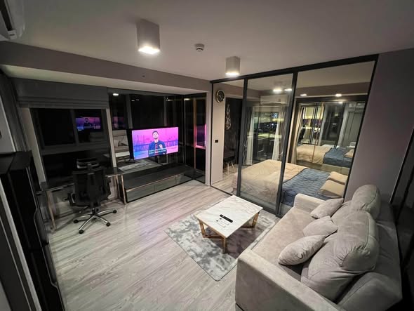 living room and room interior of Ideo Sathon-Wongwian Yai
