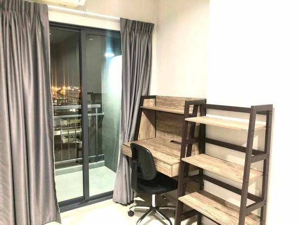 bedroom and room interior and bathroom of IDEO Sukhumvit 115