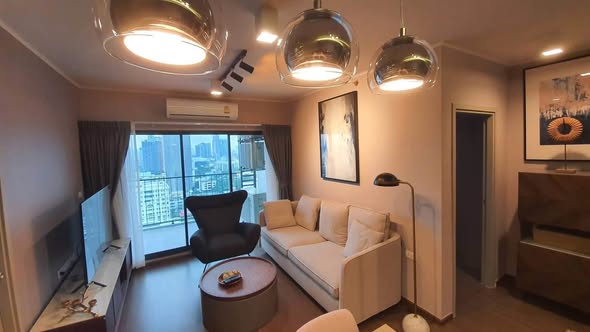 bedroom and living room of Ideo Sukhumvit 93