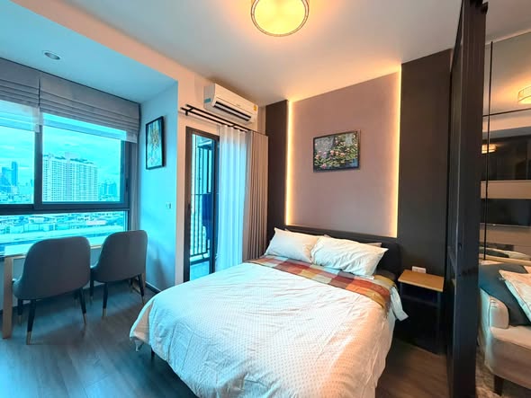 bedroom of IDEO Sukhumvit Rama 4 ไอดีโอ สุขุมวิท-พระราม 4
