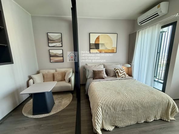 bedroom of IDEO Sukhumvit Rama 4 ไอดีโอ สุขุมวิท-พระราม 4