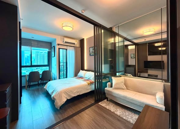 bedroom of IDEO Sukhumvit Rama 4 ไอดีโอ สุขุมวิท-พระราม 4