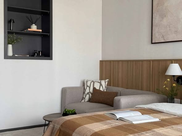 bedroom of IDEO Sukhumvit Rama 4 ไอดีโอ สุขุมวิท-พระราม 4