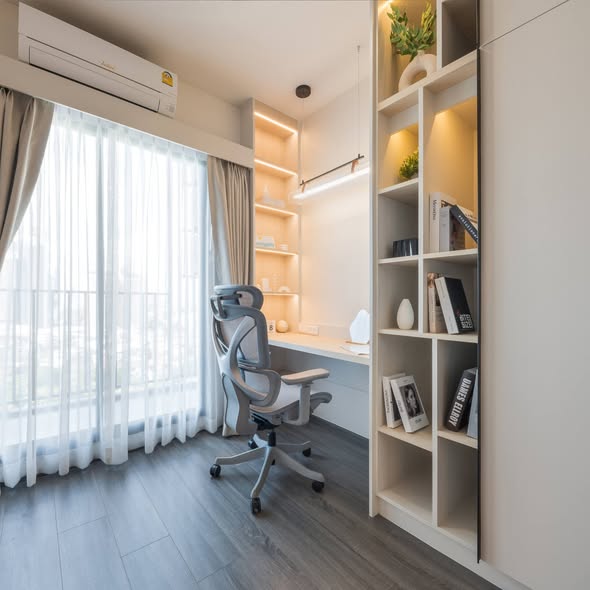 bedroom and room interior of IDEO Sukhumvit Rama 4 ไอดีโอ สุขุมวิท-พระราม 4