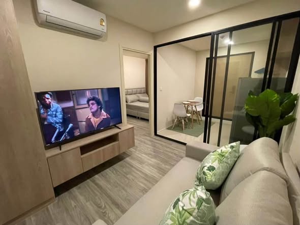 bedroom and living room and room interior of IKON SUKHUMVIT 77 CONDOMINIUM