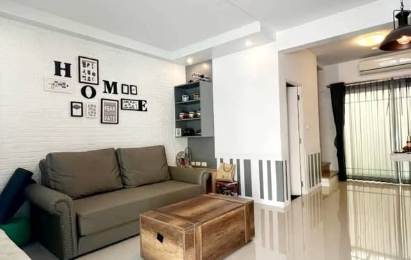 bedroom and living room of Indy 1 Bangna Km.7