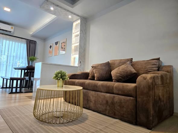 bedroom and living room of indy bangna ramkhamhaeng