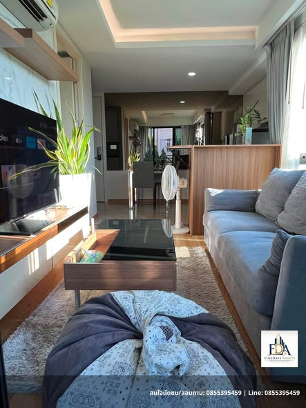 bedroom and living room of JRY Rama 9 Condominium