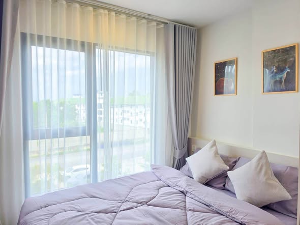 bedroom of Kave Wonderland Sales Gallery