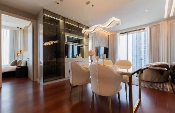 living room and bedroom of KHUN by YOO