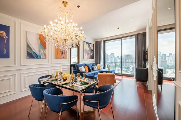 living room and room interior of KHUN by YOO