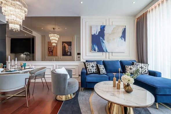 living room and room interior of KHUN by YOO