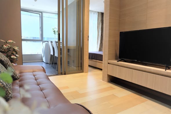 living room of Klass Silom Condo