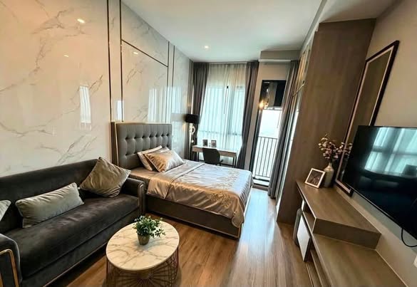 living room and bedroom of KnightsBridge Prime Onnut
