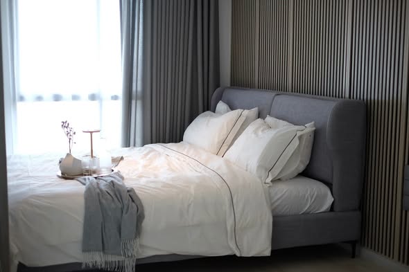 bedroom of KnightsBridge Prime Sathon