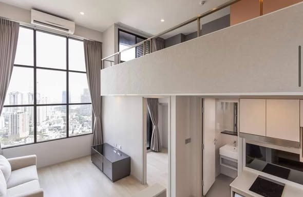 bedroom and living room and room interior of KnightsBridge Prime Sathon