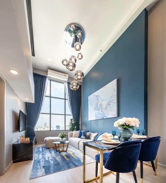 living room of KnightsBridge Prime Sathon