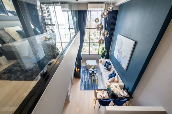 living room of KnightsBridge Prime Sathon