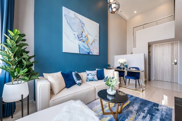 living room of KnightsBridge Prime Sathon