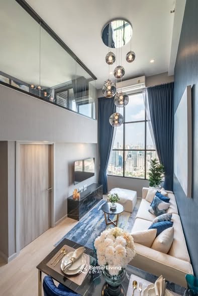 living room of KnightsBridge Prime Sathon