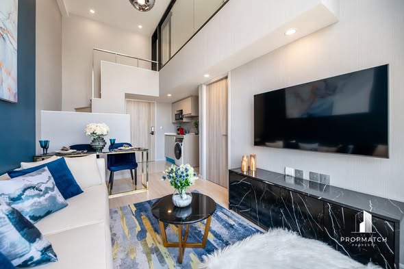living room of KnightsBridge Prime Sathon