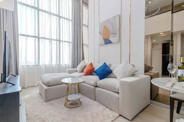 living room of KnightsBridge Prime Sathon