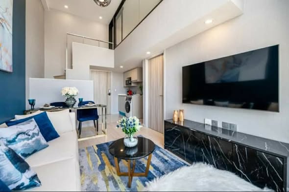 living room of KnightsBridge Prime Sathon