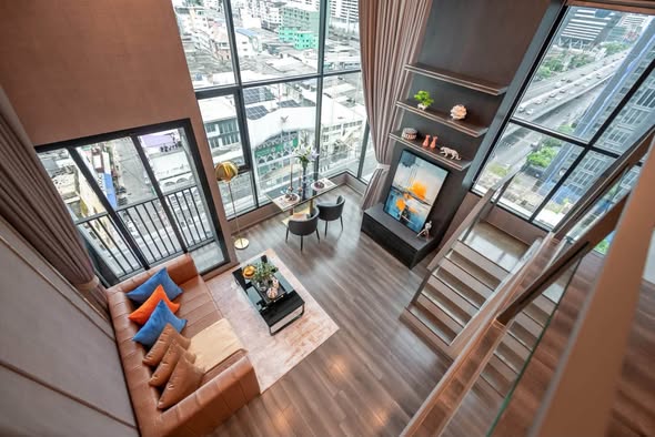 living room of KnightsBridge Space Rama9