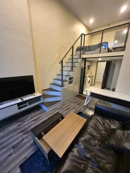 living room and room interior of KnightsBridge Space Rama9