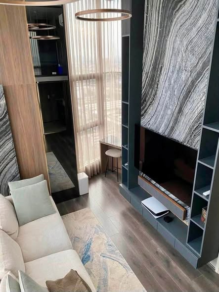 living room and room interior of KnightsBridge Space Ratchayothin