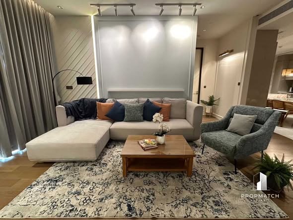 living room of KRAAM Sukhumvit 26 (คราม สุขุมวิท 26)
