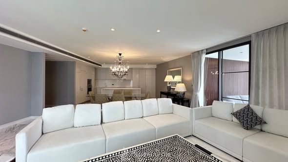 living room of La Citta Delre Thonglor 16