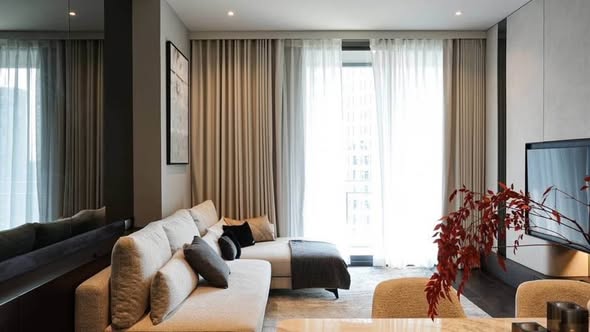 bedroom and living room of LAVIQ Sukhumvit 57
