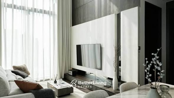 bedroom and living room and room interior of LAVIQ Sukhumvit 57