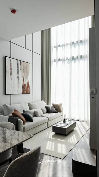 living room and room interior of LAVIQ Sukhumvit 57