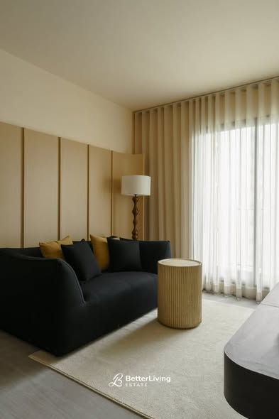 bedroom and living room of Life Asoke – Rama 9