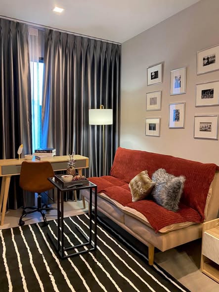 living room of Life Asoke – Rama 9