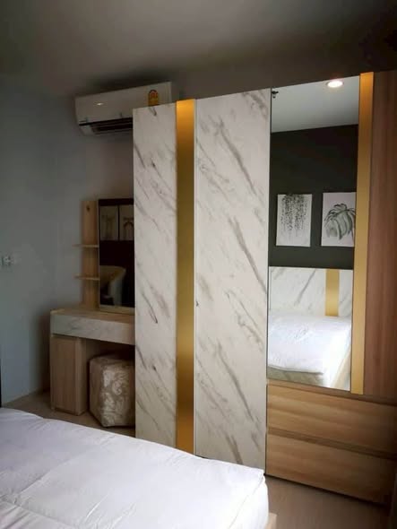 bedroom and room interior of Life Asoke