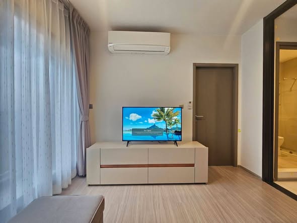 living room and bedroom and room interior of Life Asoke Hype